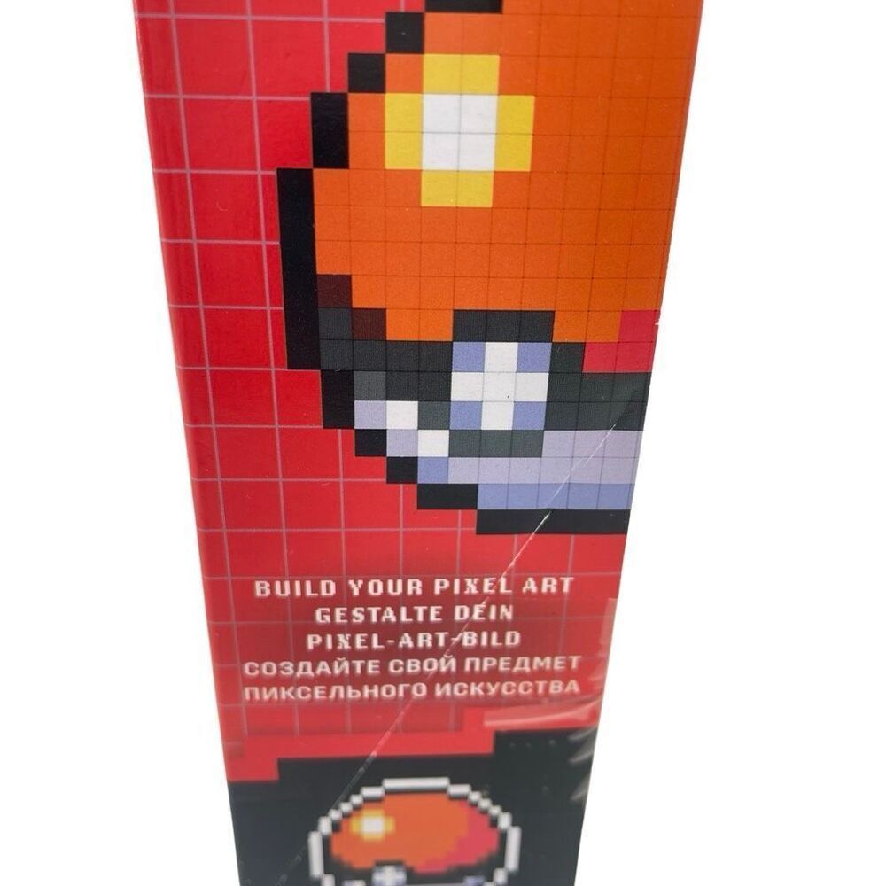 Mega Pokemon Poke Ball Pixel Art Building Set 384 Pieces New Sealed JGJ71 - Picture 5 of 15